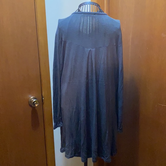 Dark Gray Beaded Tunic Dress - Picture 4 of 4